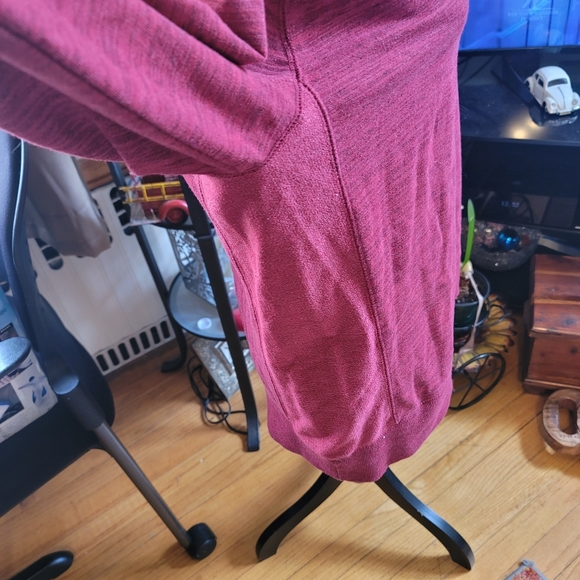 Champion French Terry Crew Neck Sweater Red - Picture 6 of 7